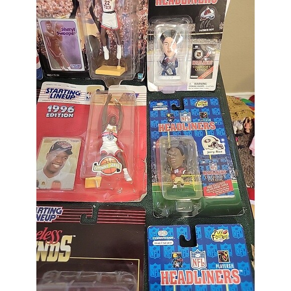 Starting Lineup Headliners Figures Sealed Lot 1990's Joe Lewis 12pc Owens Joyner - Picture 7 of 16